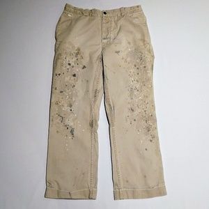 Polo Chinos with Paint Spatters (36W x 30L)